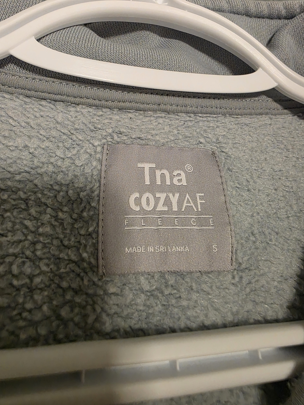 TNA Fleece Cropped 1/4 Zip Sweatshirt | Size Small - Picture 4 of 9
